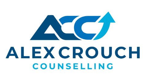 Alex Crouch Counselling Logo Blue
