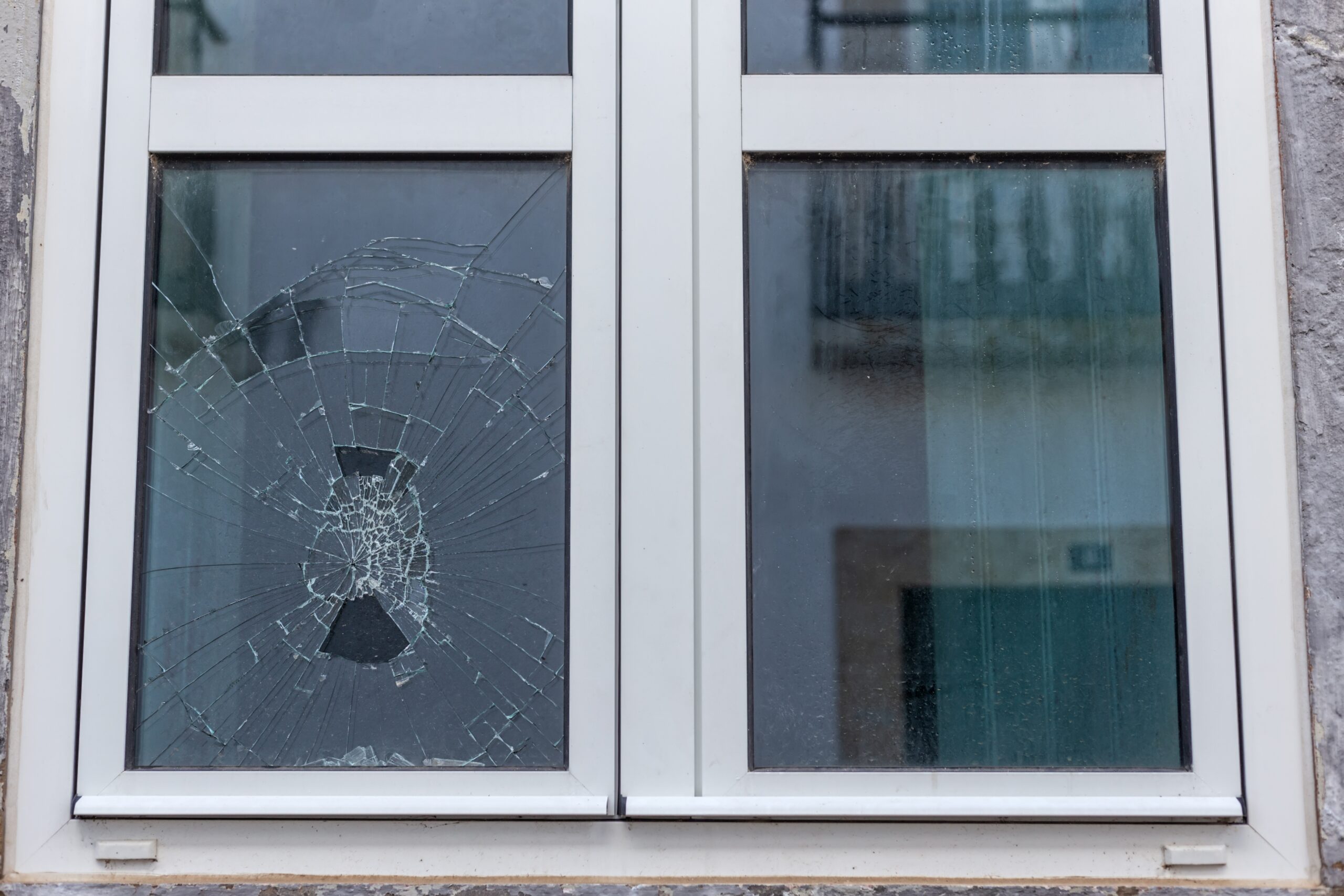window smashed by client property offence lawyers werribee
