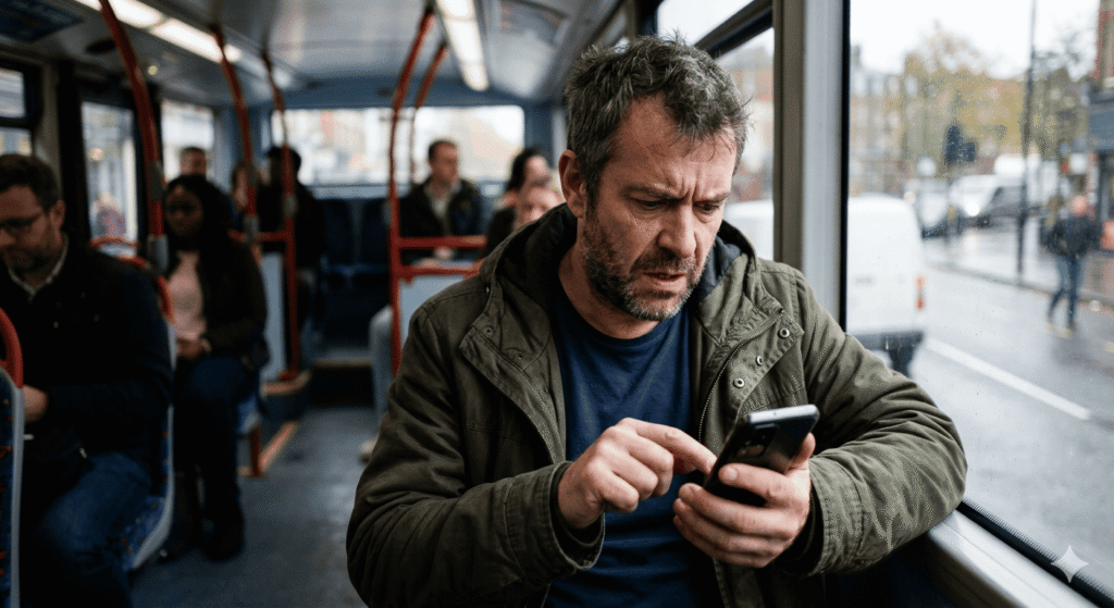 Man sending texts on phone harassment - harassment charge