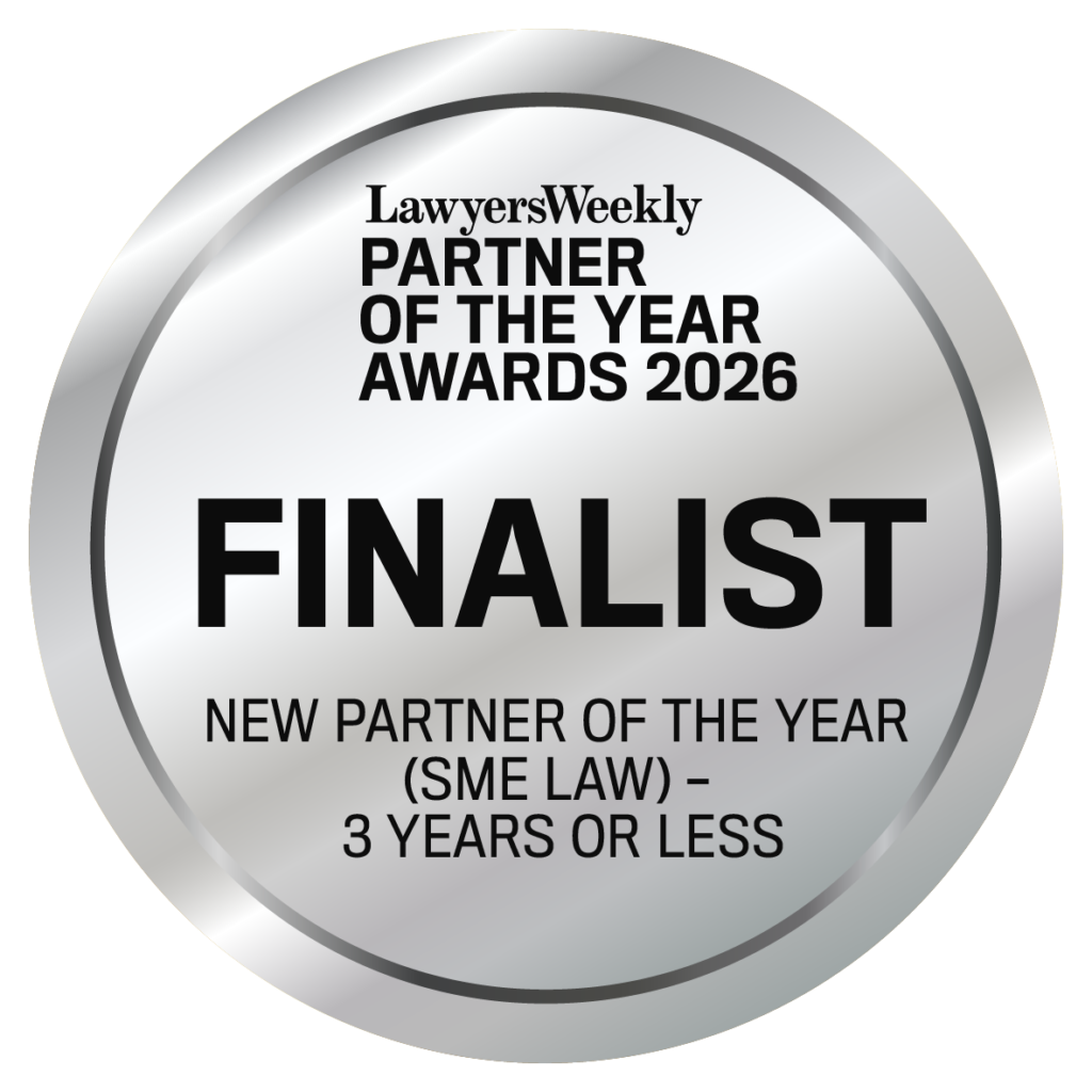 POTY26_Seals_Finalists__New Partner of the Year (SME Law) &ndash; 3 years or less