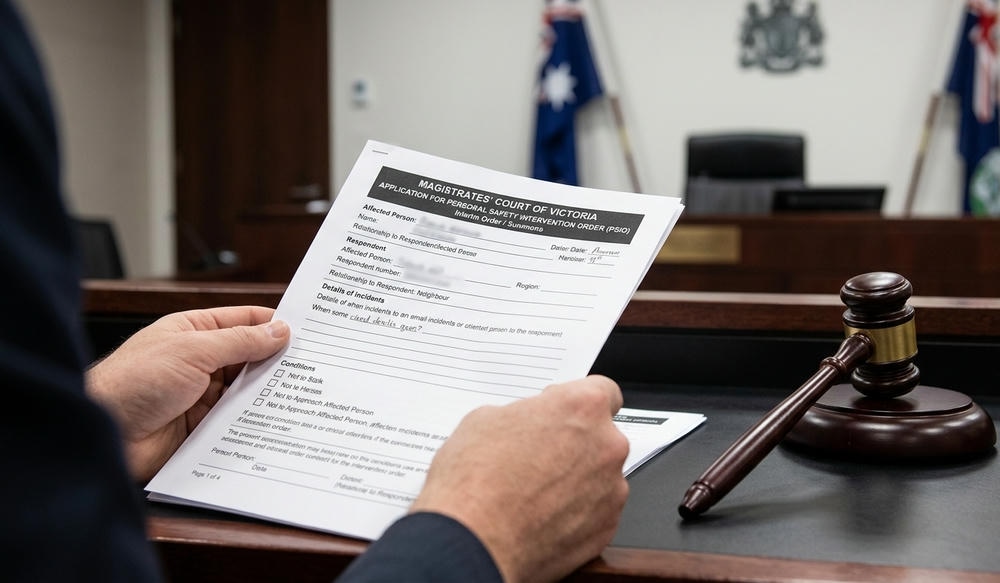 Personal Safety Intervention Order | PSIO