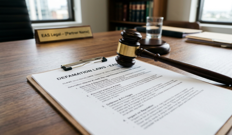 Defamation - EAS Legal
